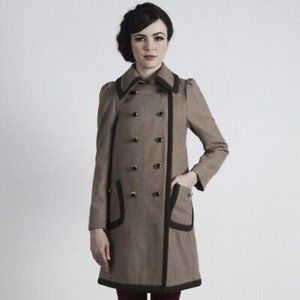Dear Creatures Chelsea Wool Coat Size XS